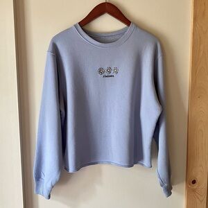 Hollister Daisy Crewneck Crop Sweatshirt